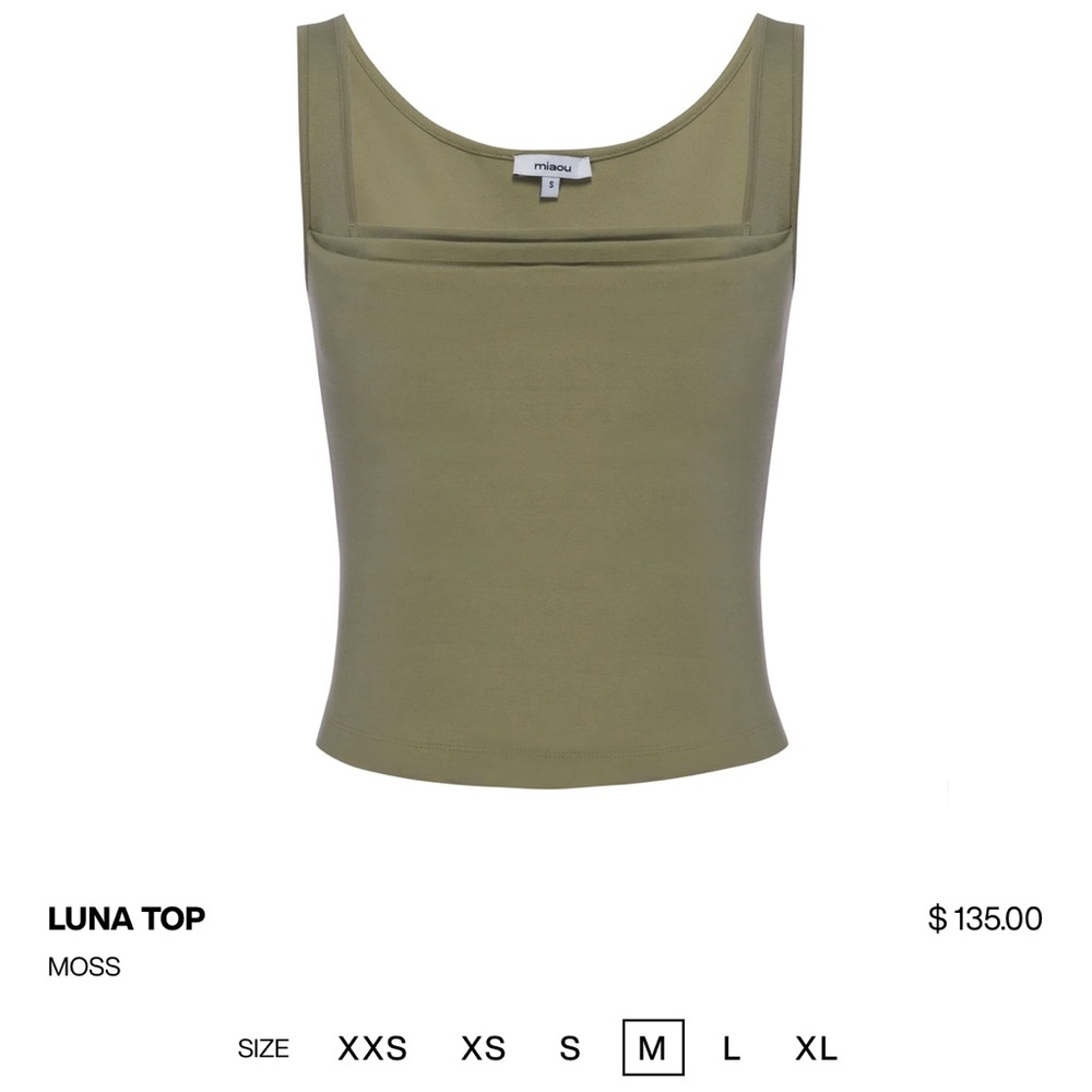 LUNA TOP moss brand new